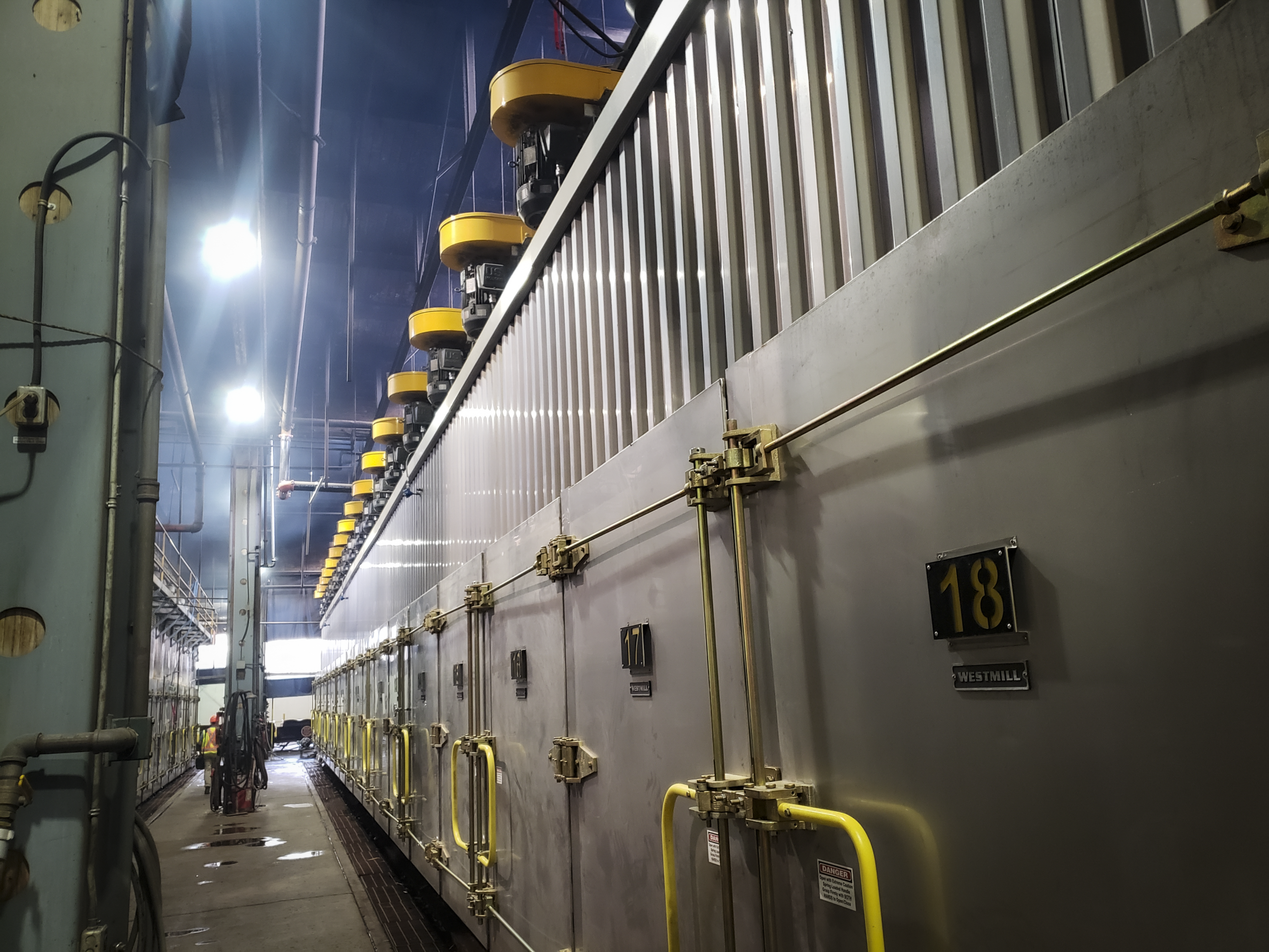 Westmill dryer at West Fraser, Williams Lake, BC